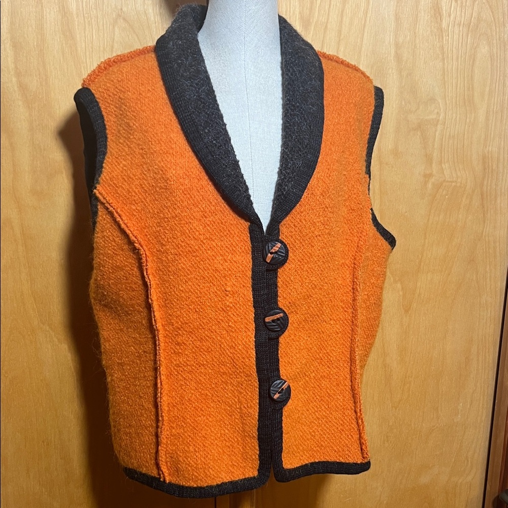 Hand knit Vest - Picture 3 of 13
